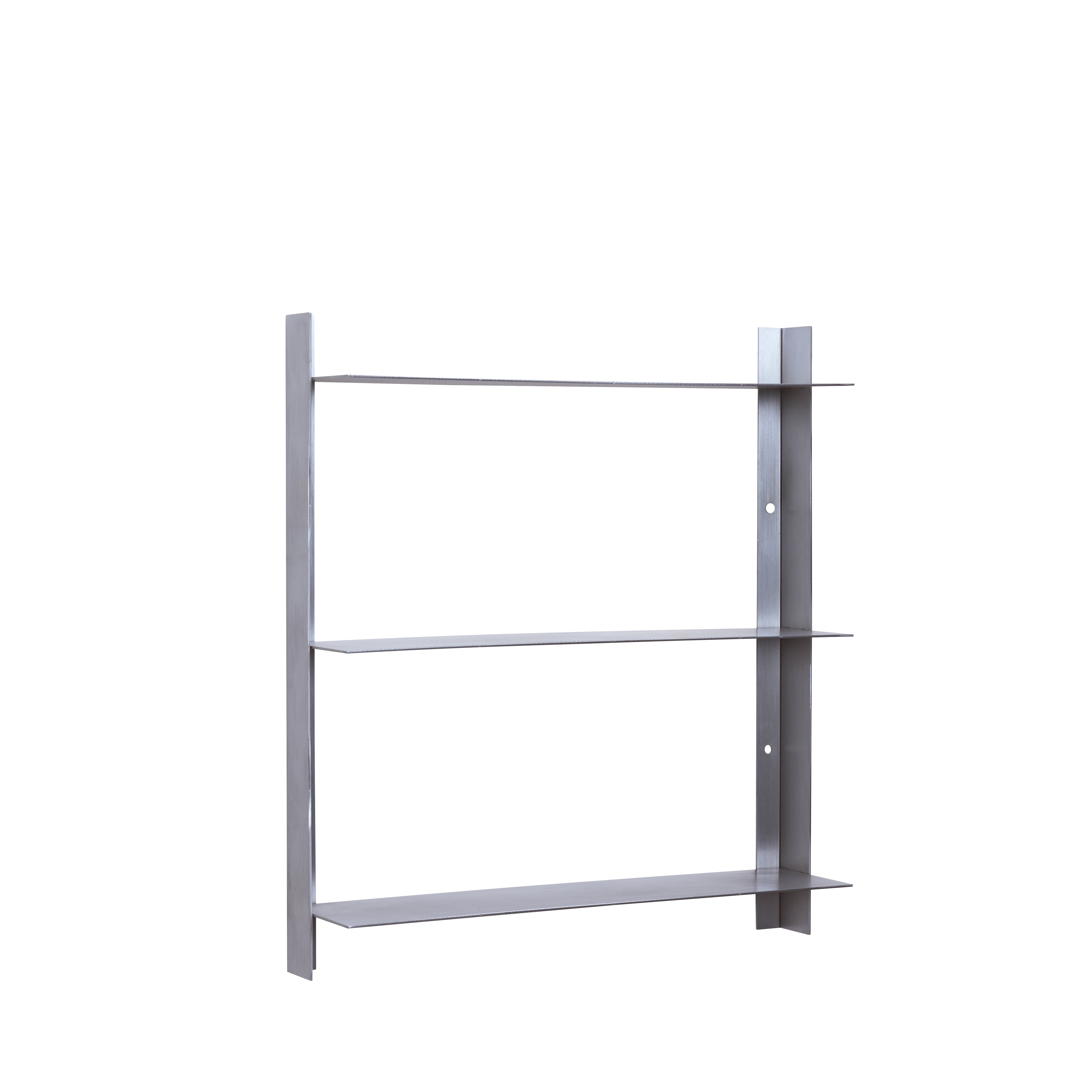Hübsch - Acier Regal - Brushed Nickel - 41x11xh46cm