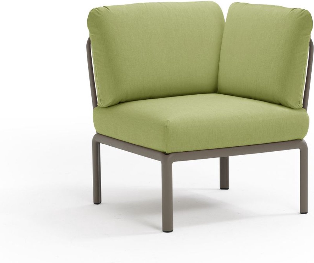 Nardi Komodo Elemento Angolo - Garten Ecksessel - tortora/avocado Sunbrella