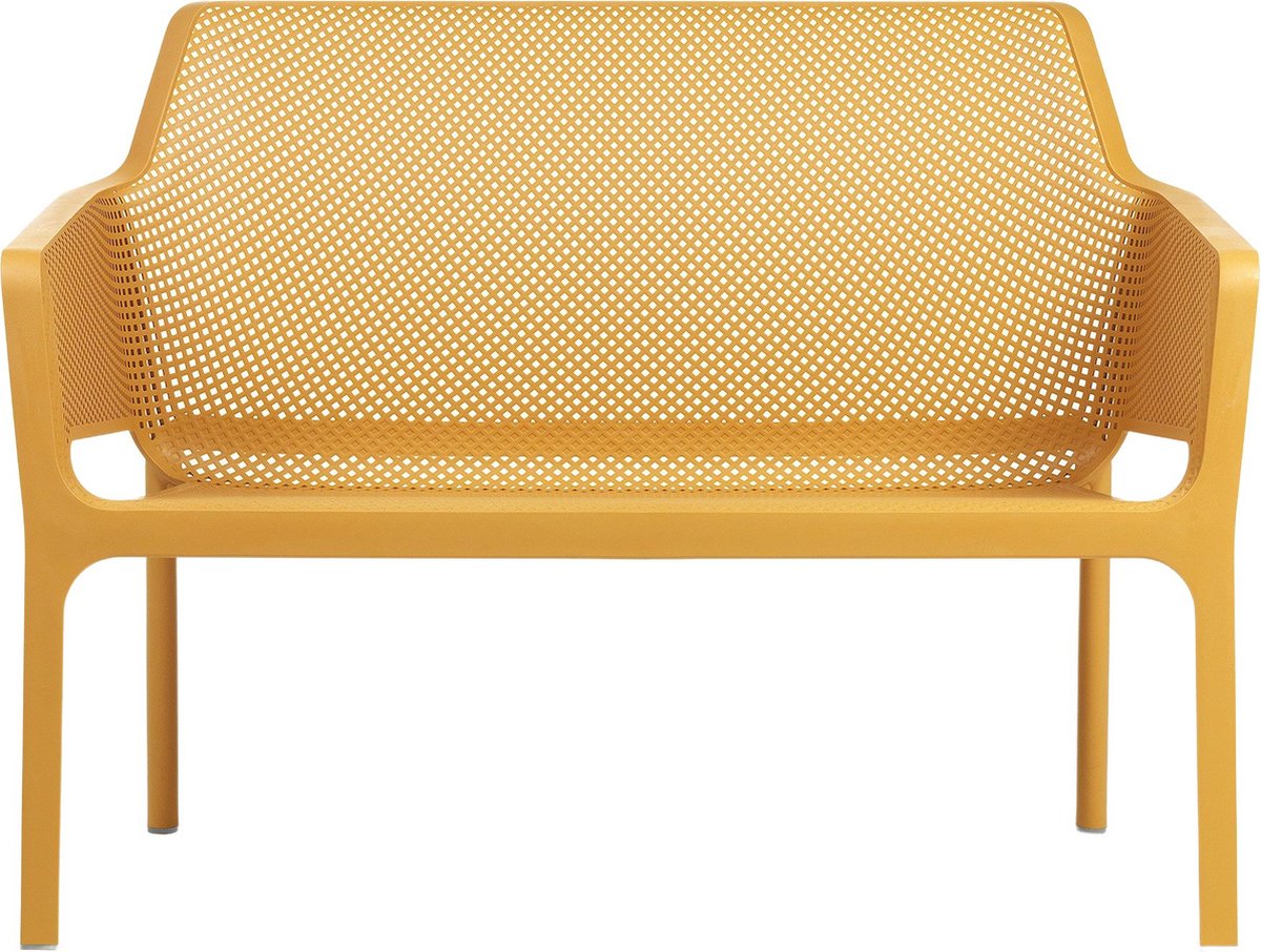 Nardi Net Bench Loungebank - stapelbar - senape