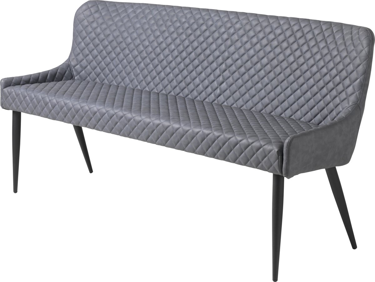 Lounge Sofa Ottowa - gepolstert - skandinavisches Design - grau