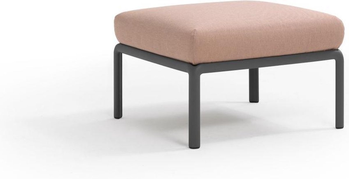 Nardi Komodo Pouf - Garten Loungesessel - antracite/rosa quarzo