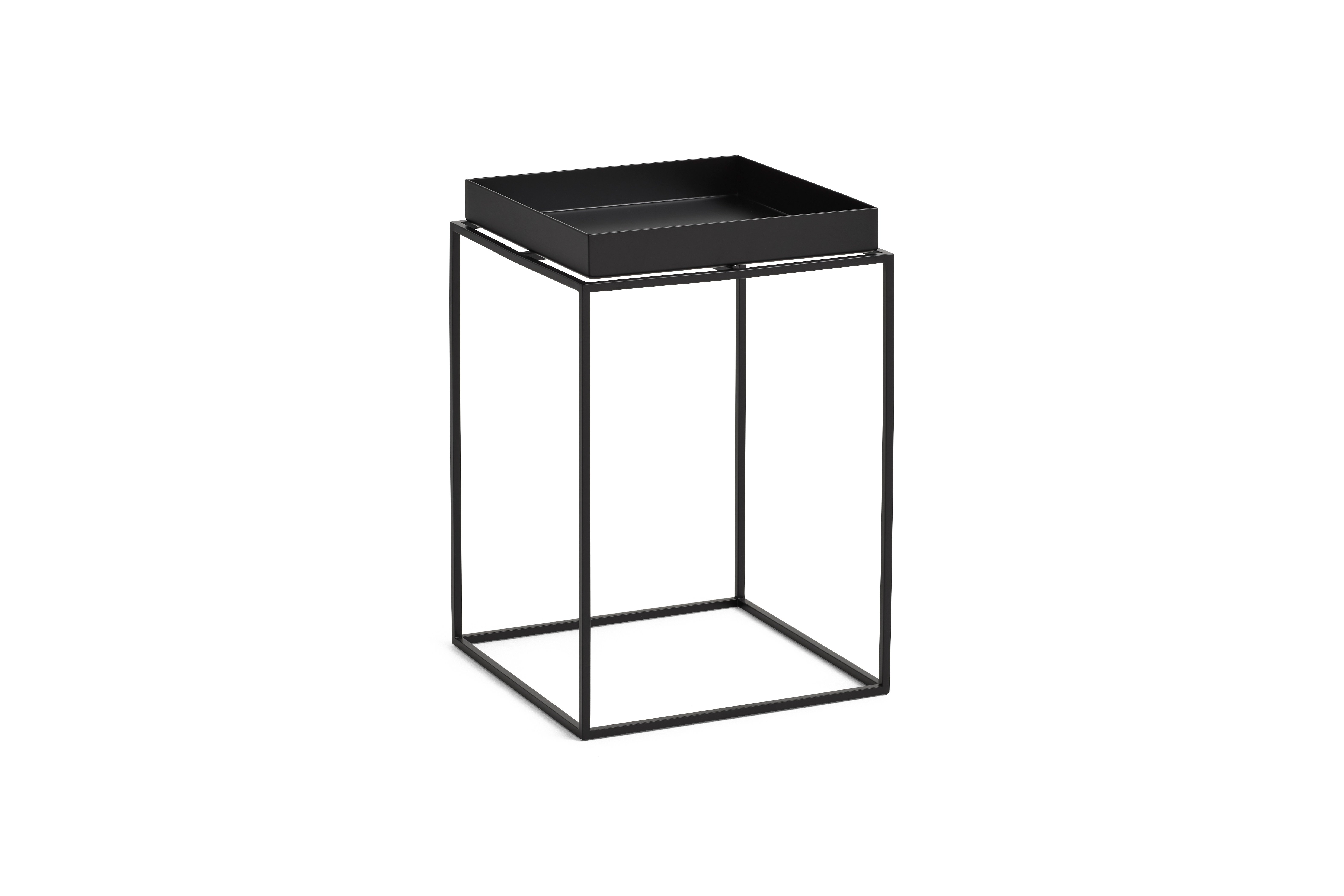 HAY - Tray Tisch - Small High - 30x30x44 cm - Schwarz