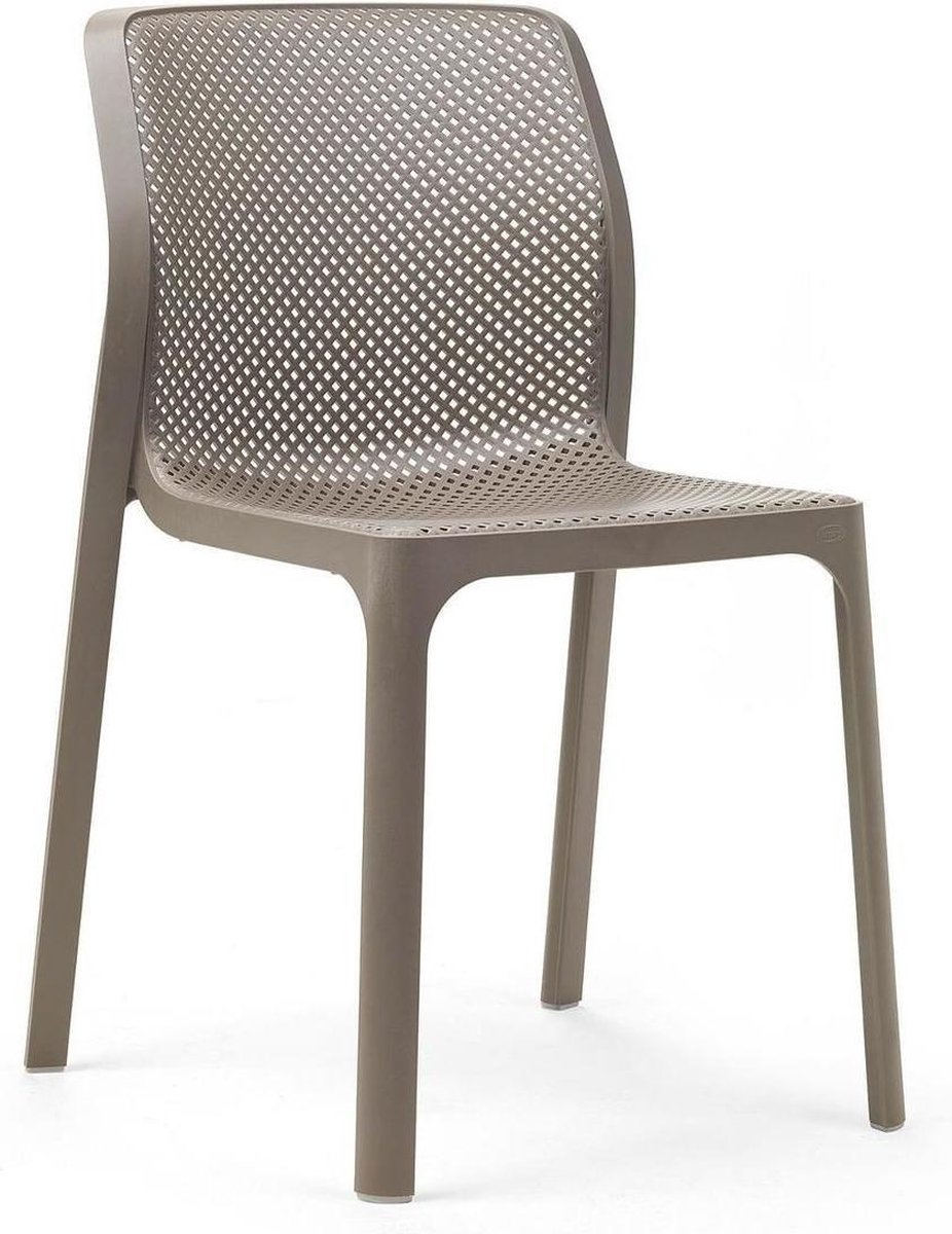 Nardi Bit Gartenstuhl - stapelbar - tortora