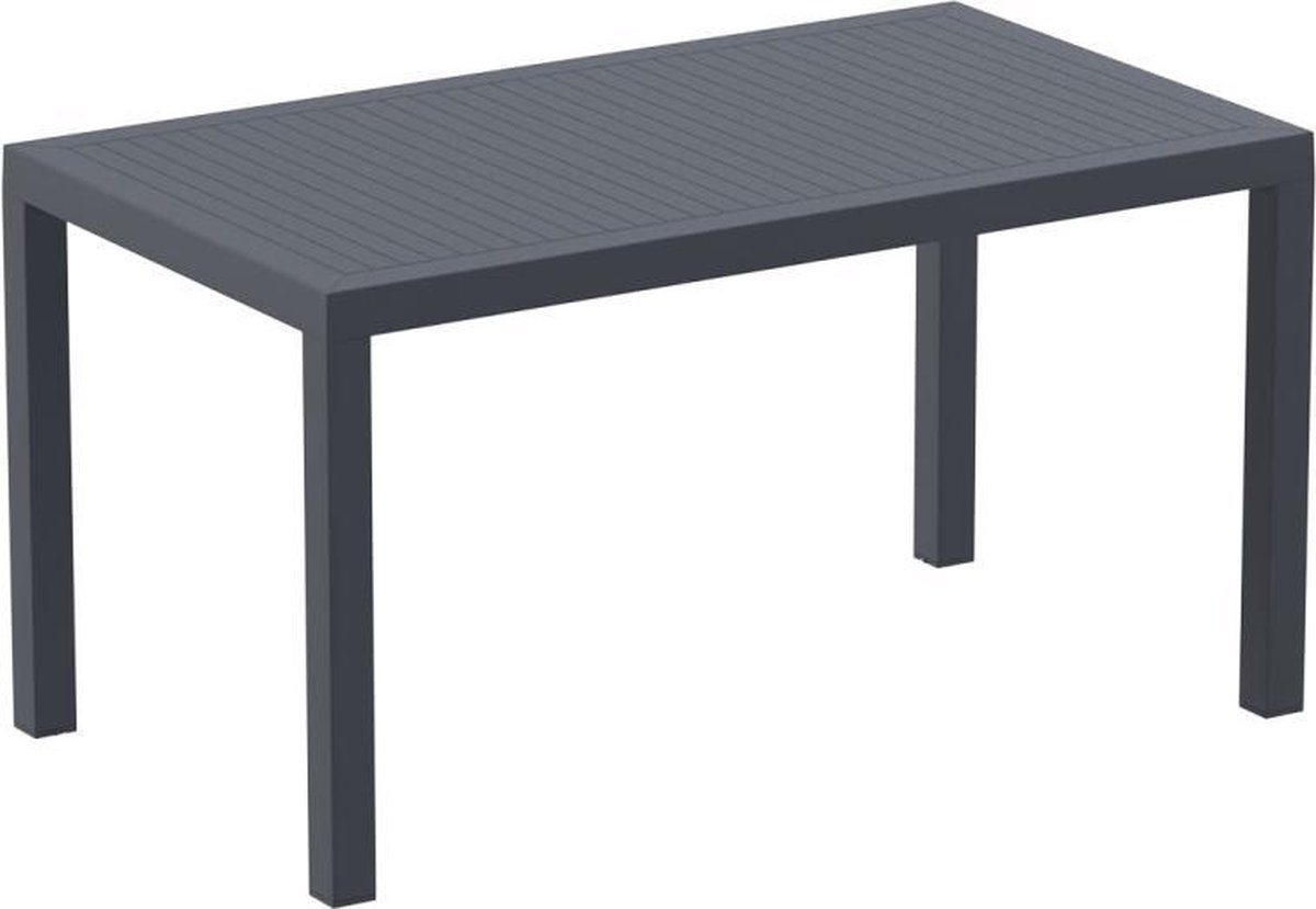 Siesta Ares 140 Gartentisch - 140x80 cm - dunkelgrau