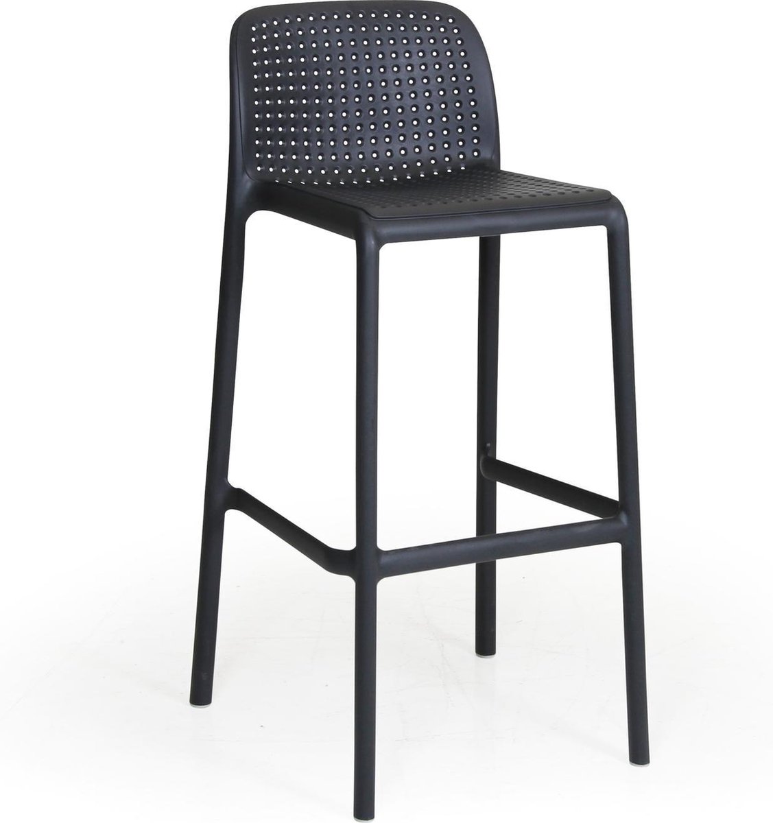 Nardi Lido Barhocker - stapelbar - antracite