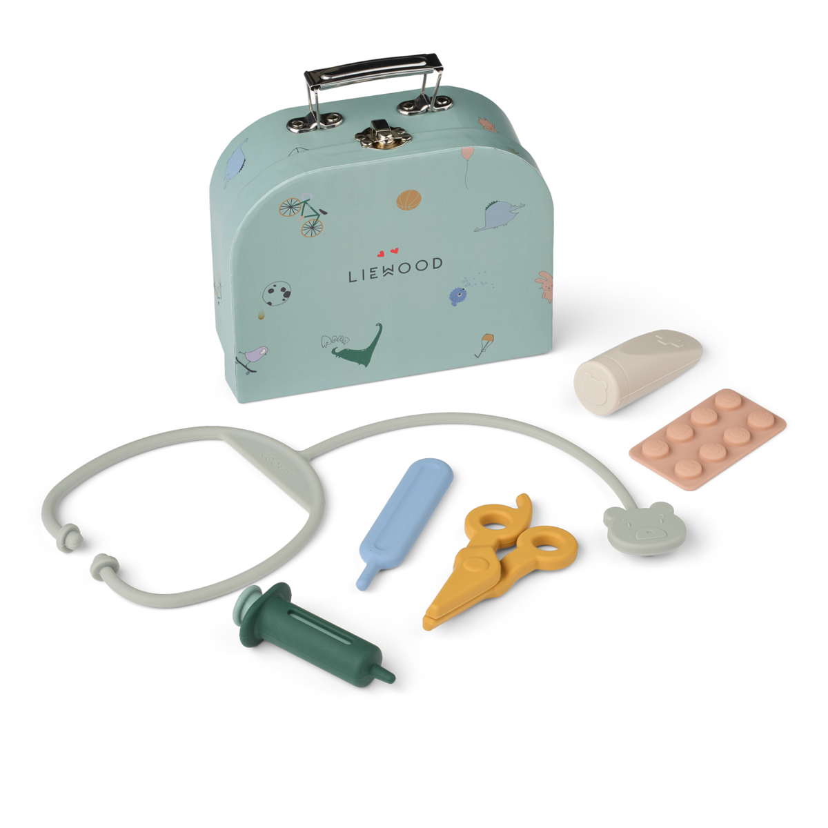 Liewood - Doctor Set, Garden green Multi mix (LW21204-2972)