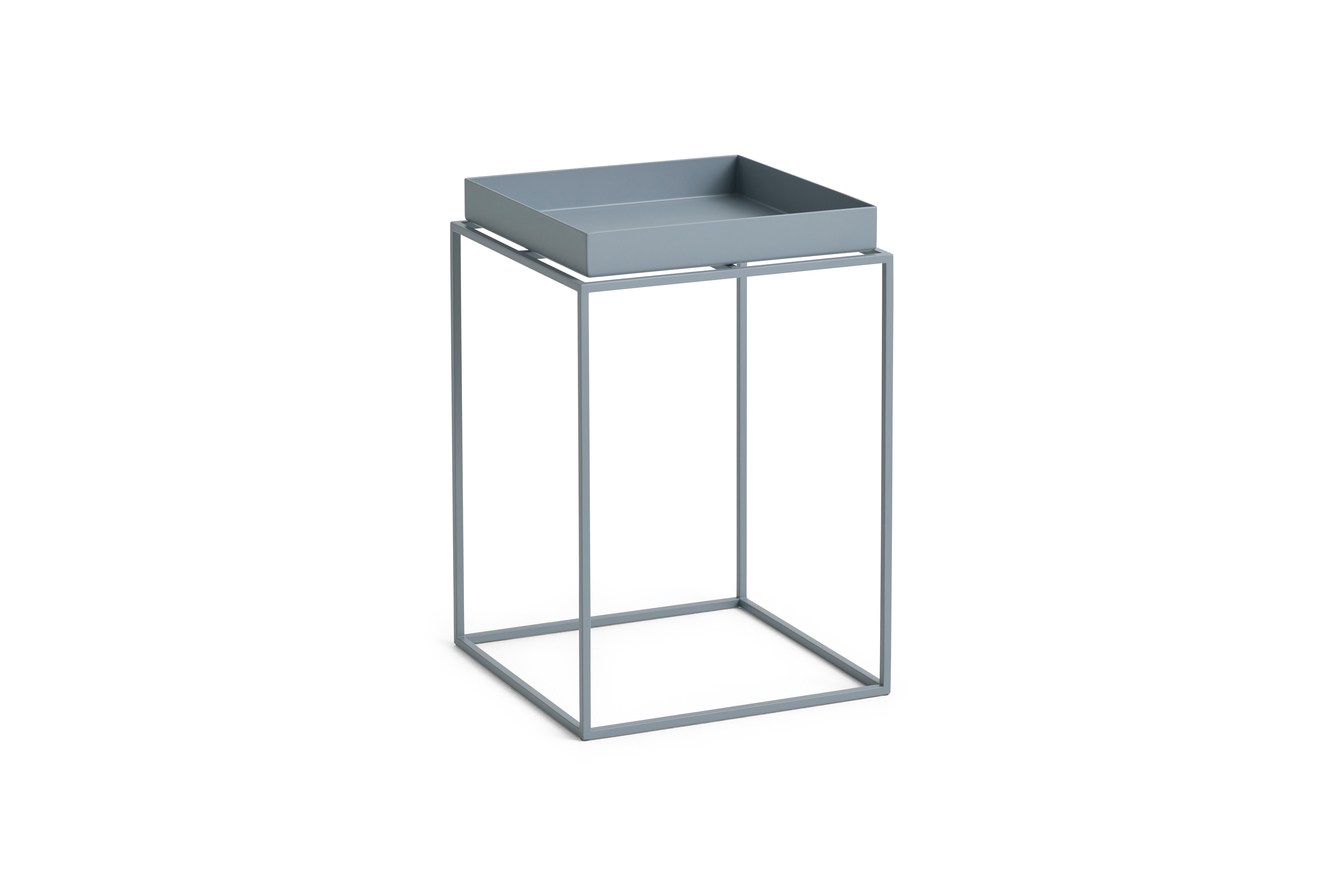 HAY - Tray Tisch - Small High - 30x30x44 cm - Taubenblau