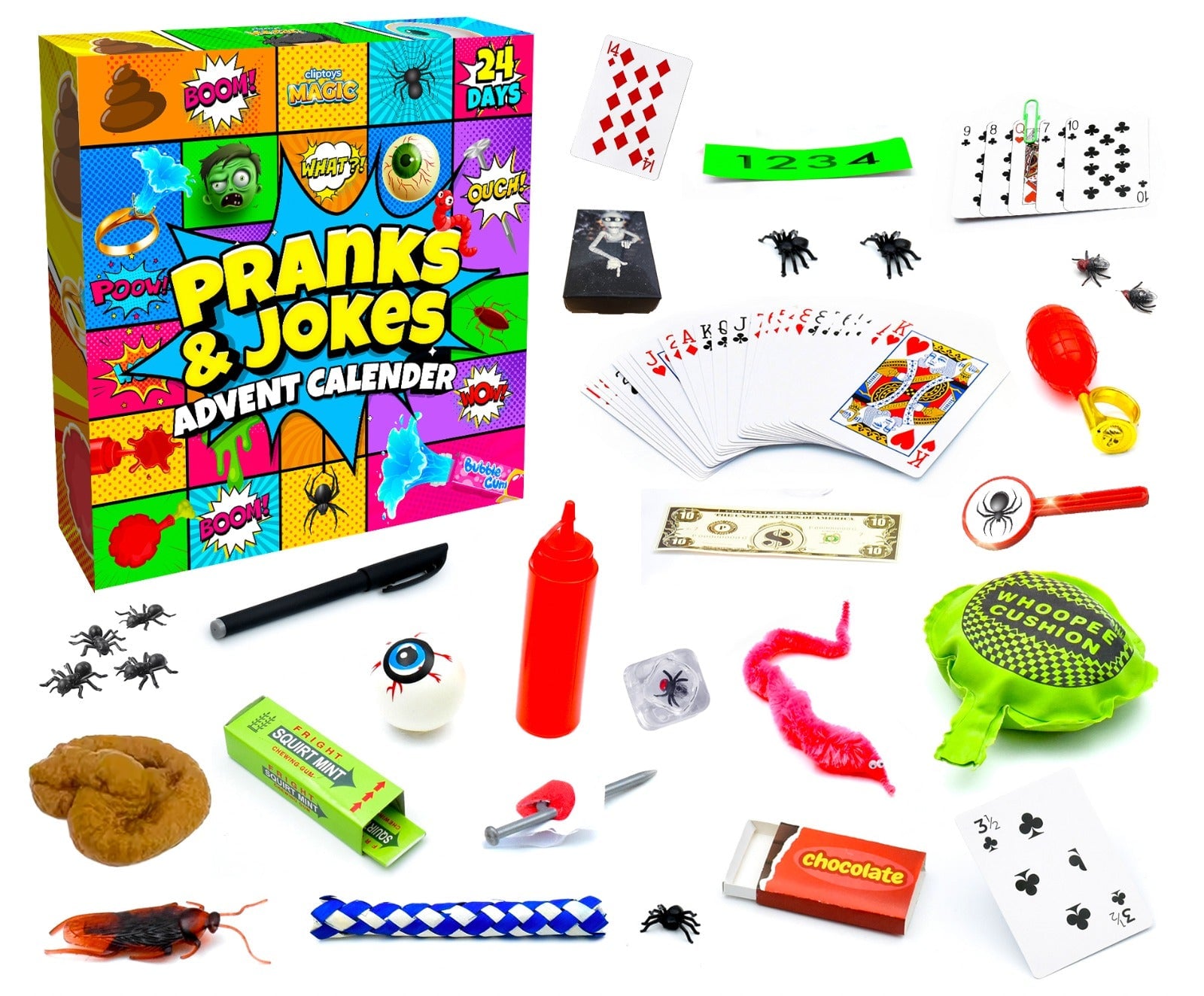 Cliptoys Magic - Pranks & Jokes Advent Calendar (106201)