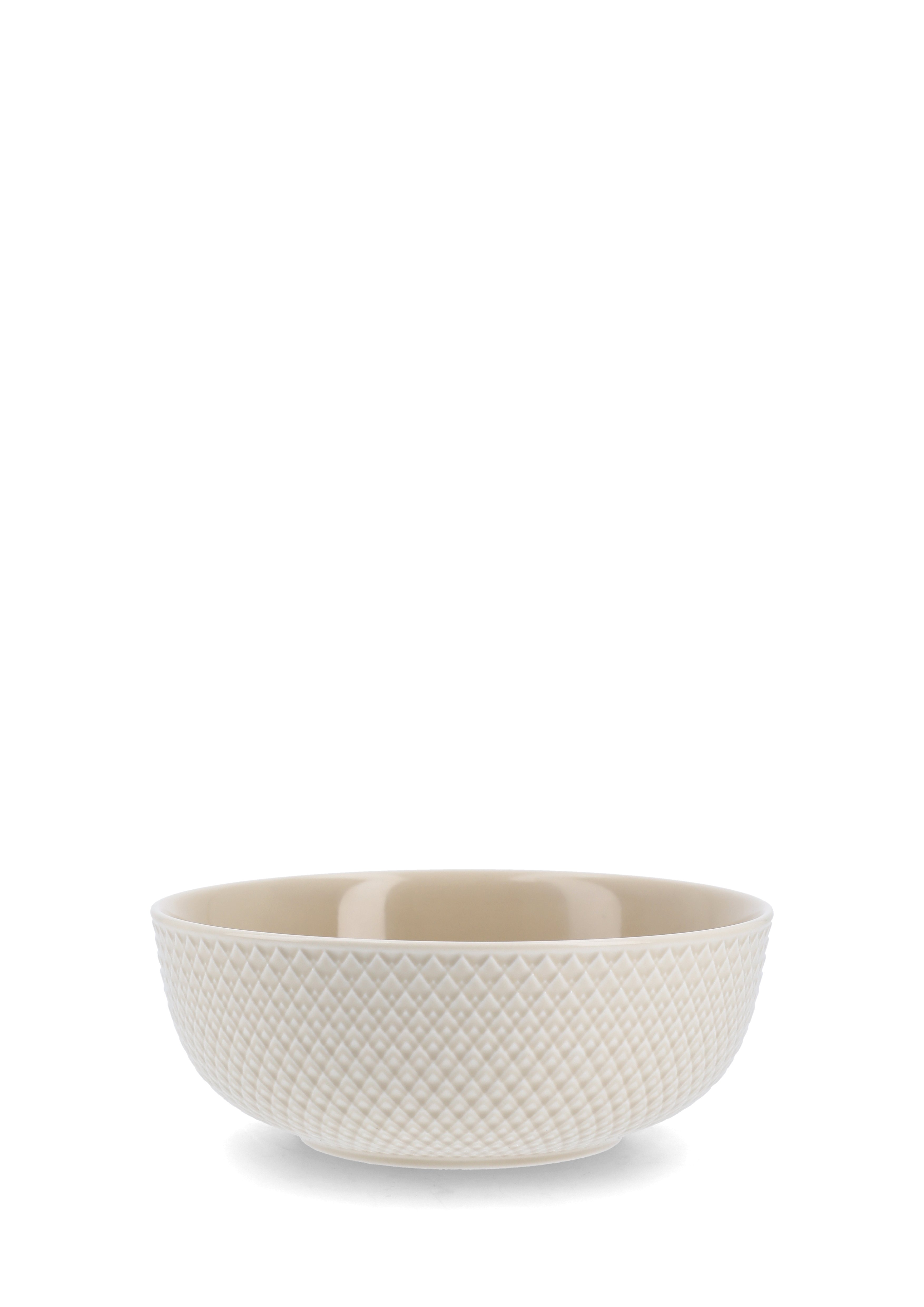Lyngby Porcelæn - Rhombe Earth Schale - Marble - Ø15.5 cm
