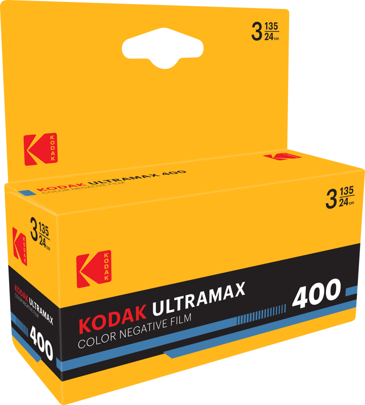 Kodak - UltraMax 400 35 mm Farbnegativfilm - 3er-Pack mit 24 Aufnahmen