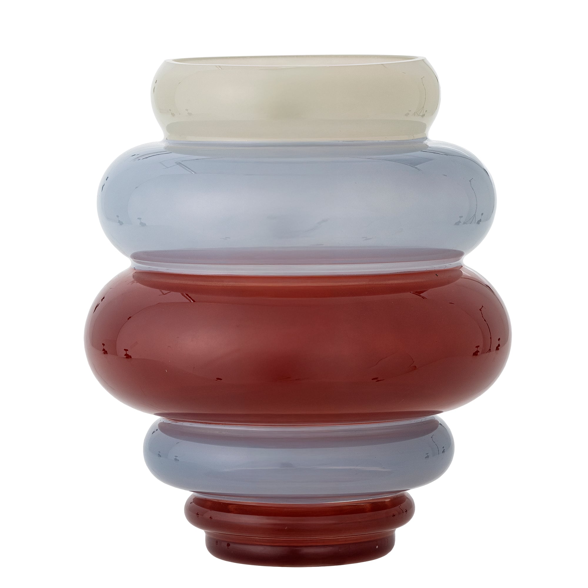 Bloomingville - Annhelene Vase - Bunt - Glas