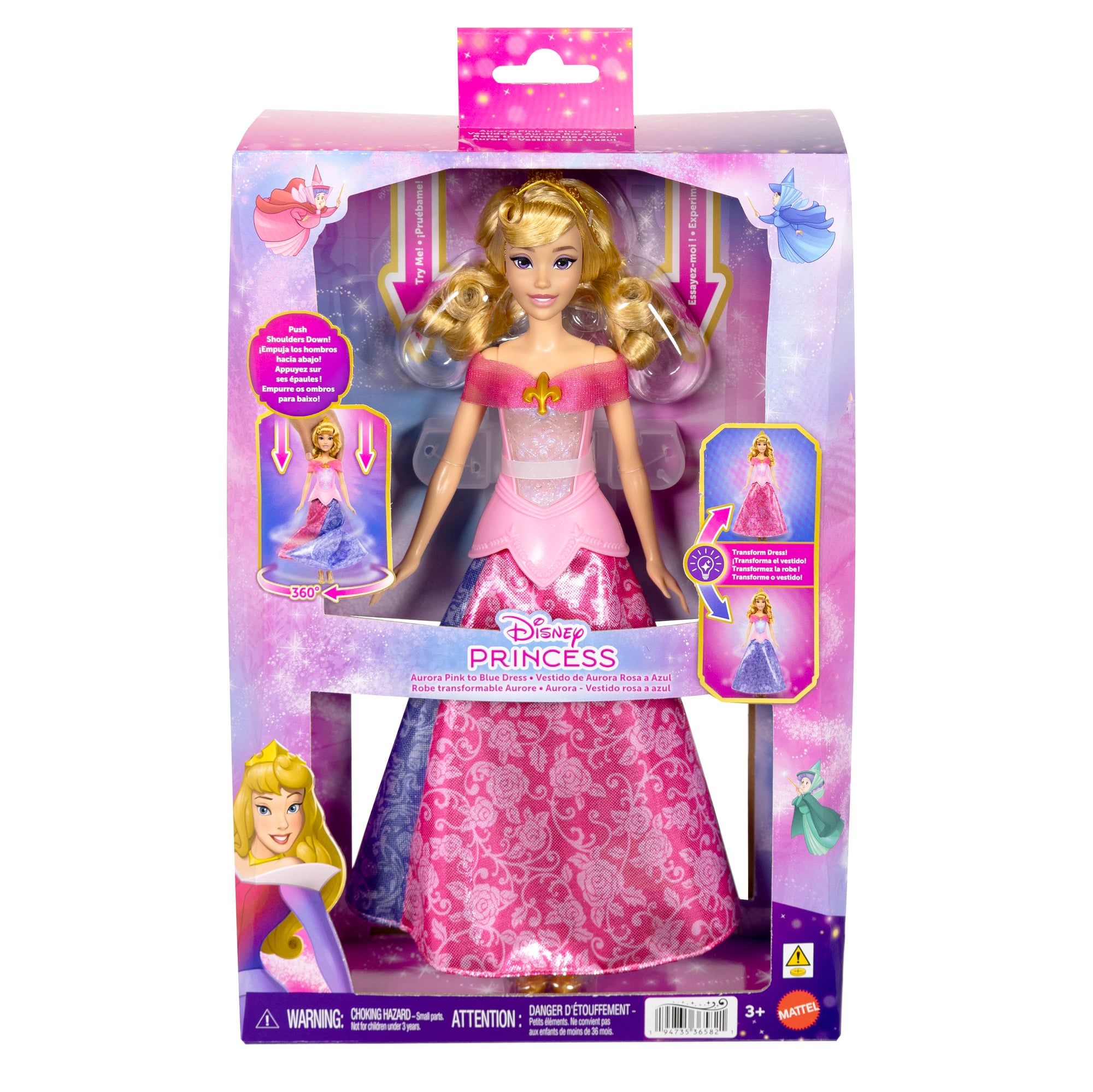 Disney - Princess Transformation Doll Aurora (217-2653)