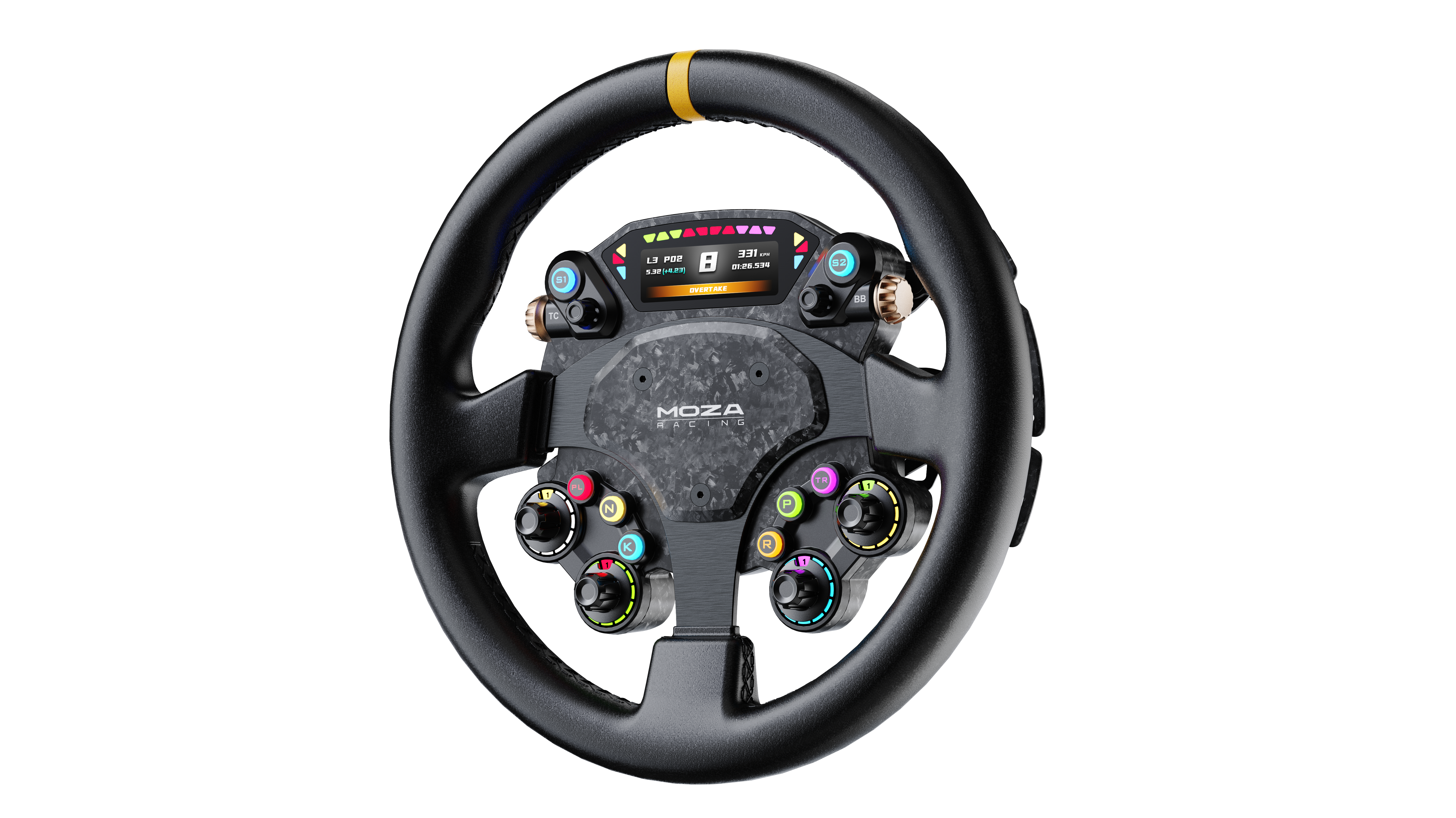 MOZA - CS Pro Steering Wheel - Black