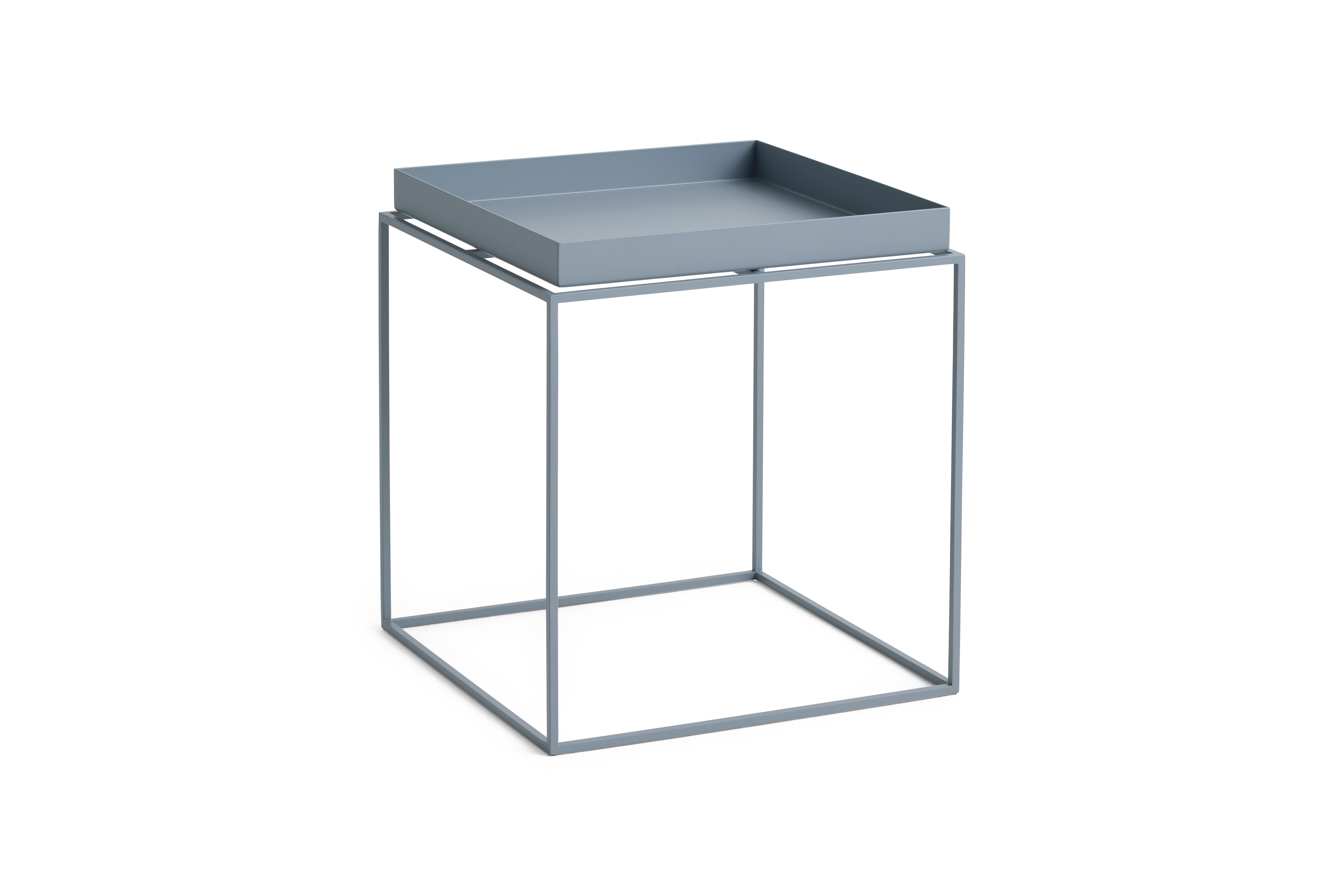 HAY - Tray Tisch - Medium - 40x40x44 cm - Taubenblau