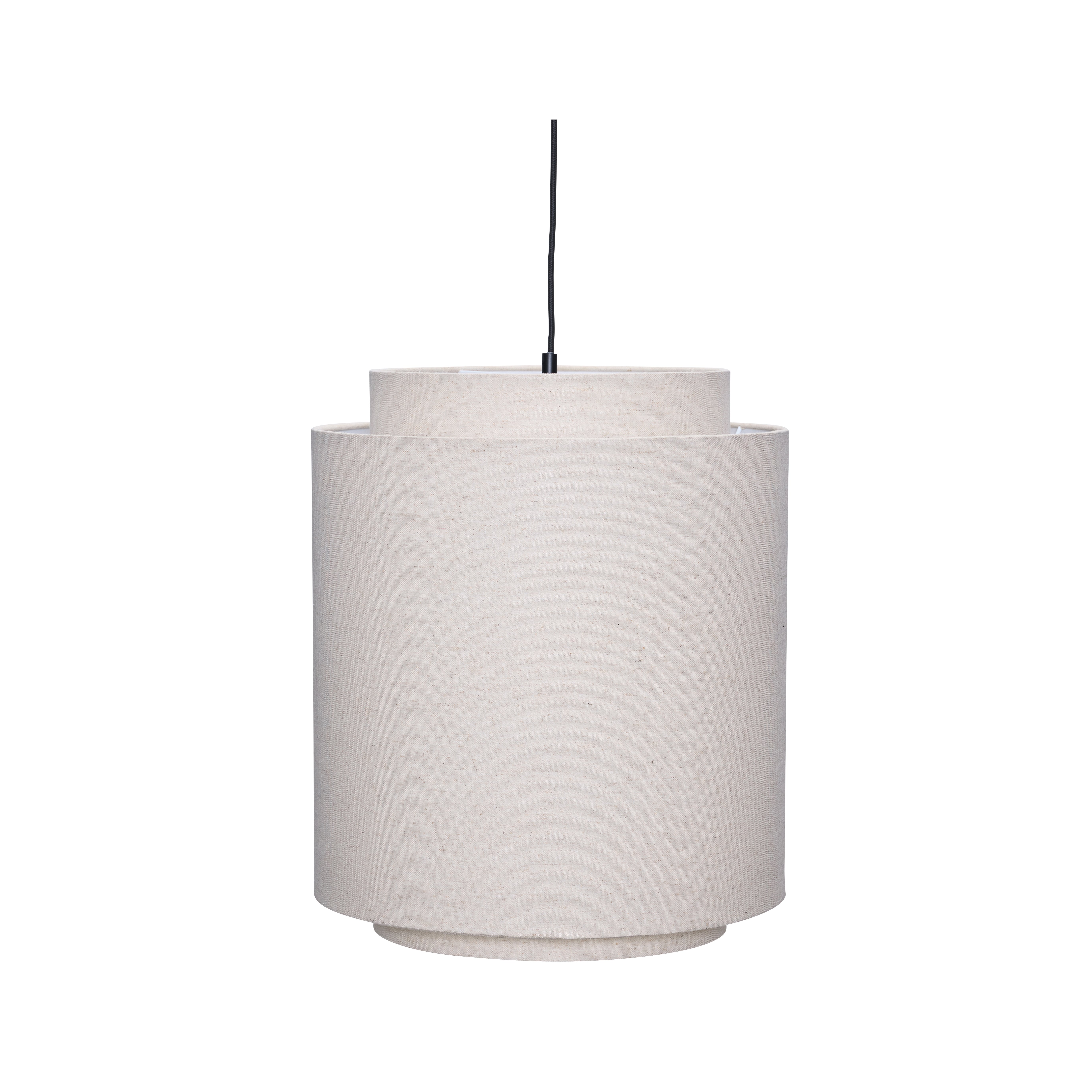 Hübsch - Sable Hängelampe - Hoch Sandfarben - ø40xh48cm