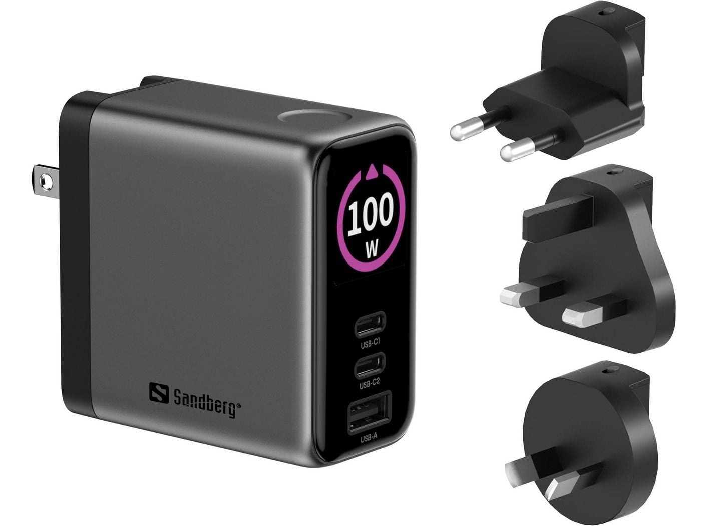 Sandberg - Travel Charger Display