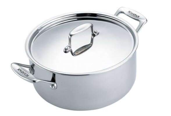 Scanpan - Fusion 5 Schmortopf mit Deckel - Induktion - 3,7 L - Edelstahl
