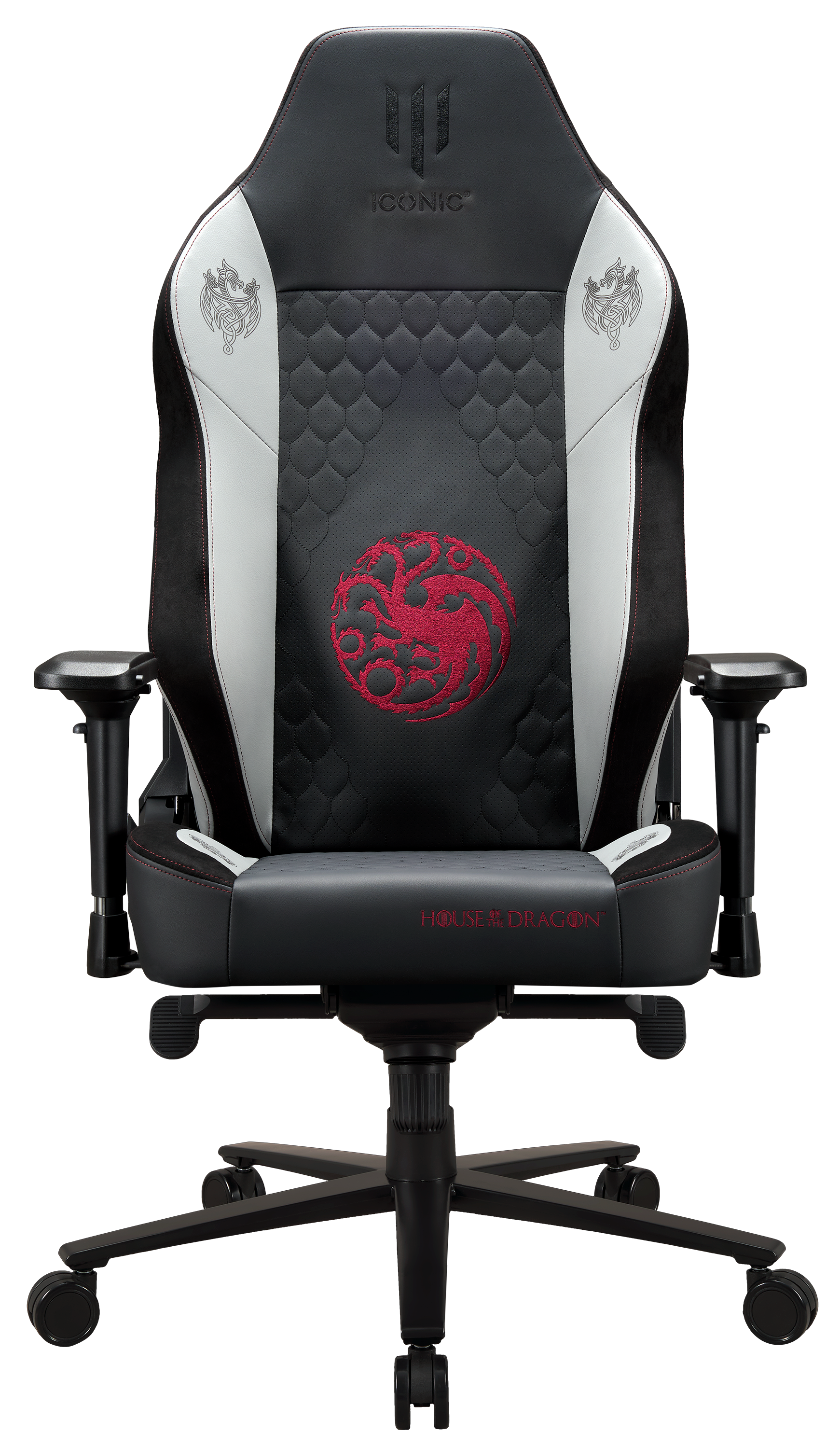 Apollon Collector / House Of The Dragon   Black seat + grey/red