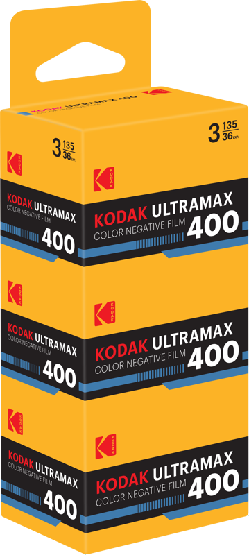 Kodak - UltraMax 400 35 mm Farbnegativfilm - 3er-Pack mit 36 Aufnahmen