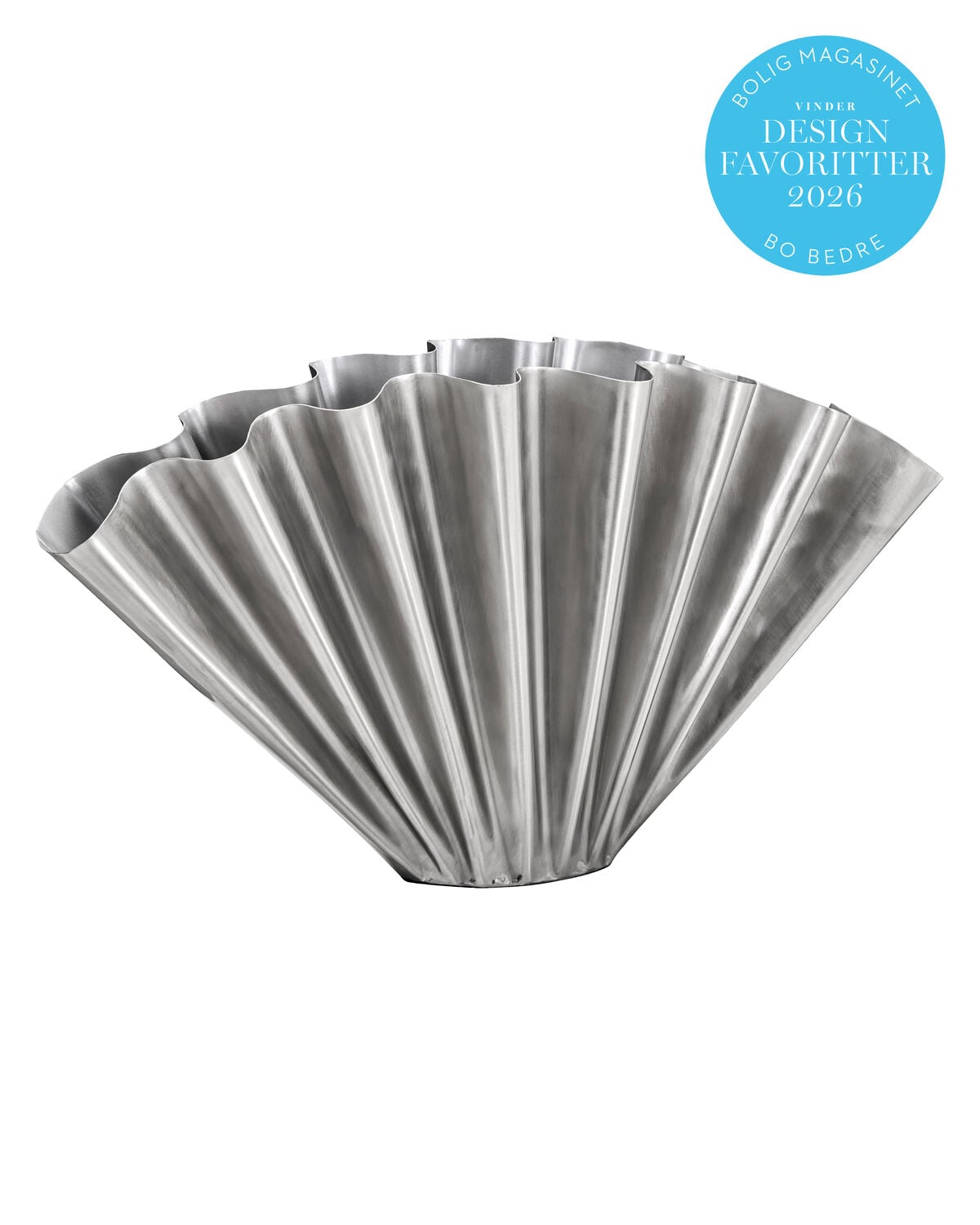 House Doctor - Vase HDFlood - Brushed silver