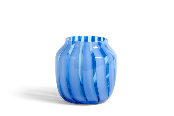 HAY - Juice Vase Breit 22x22 cm (Hellblau)