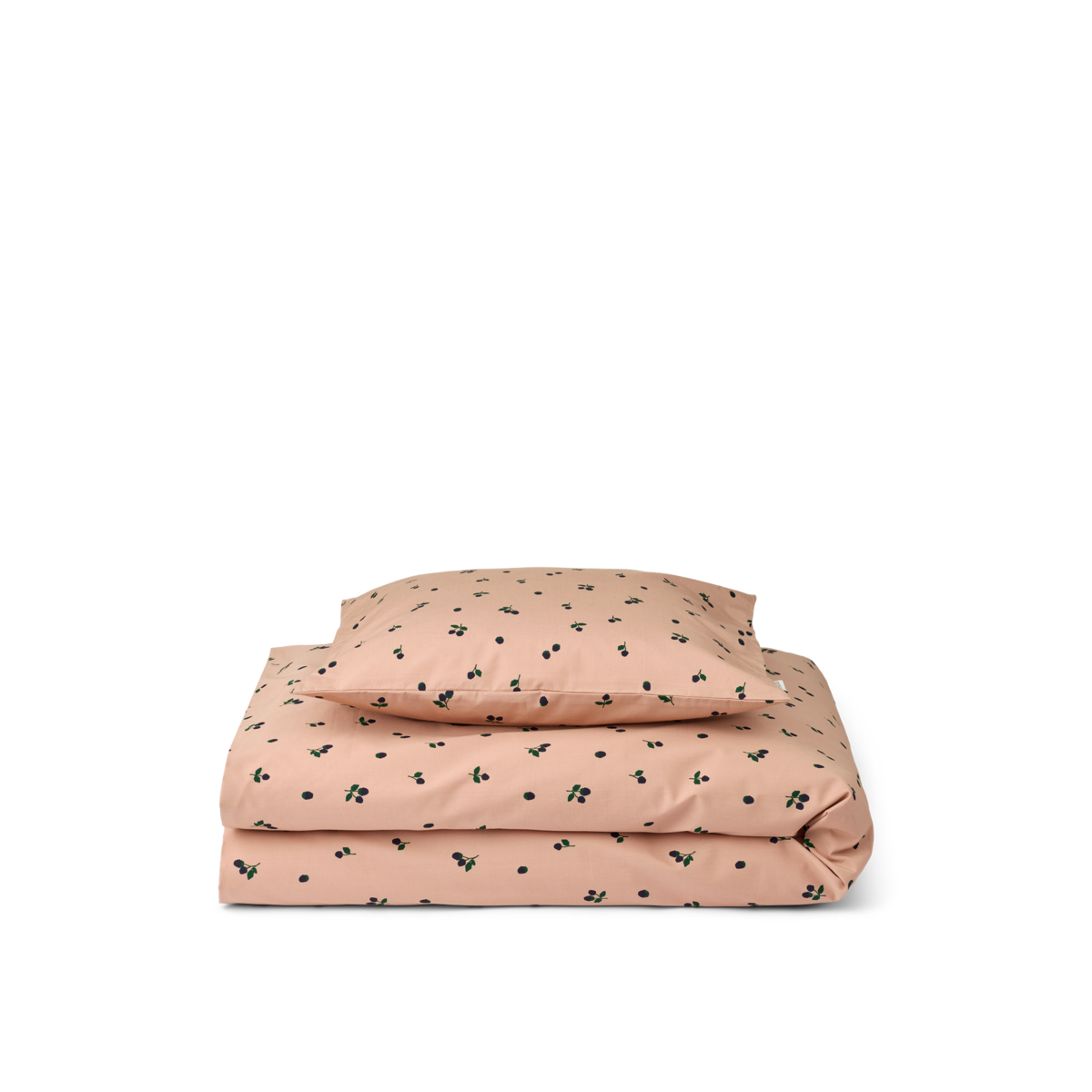 Liewood - Carmen Baby Printed Bedding - Mini Berry / Pale Tuscany - 70 x 100