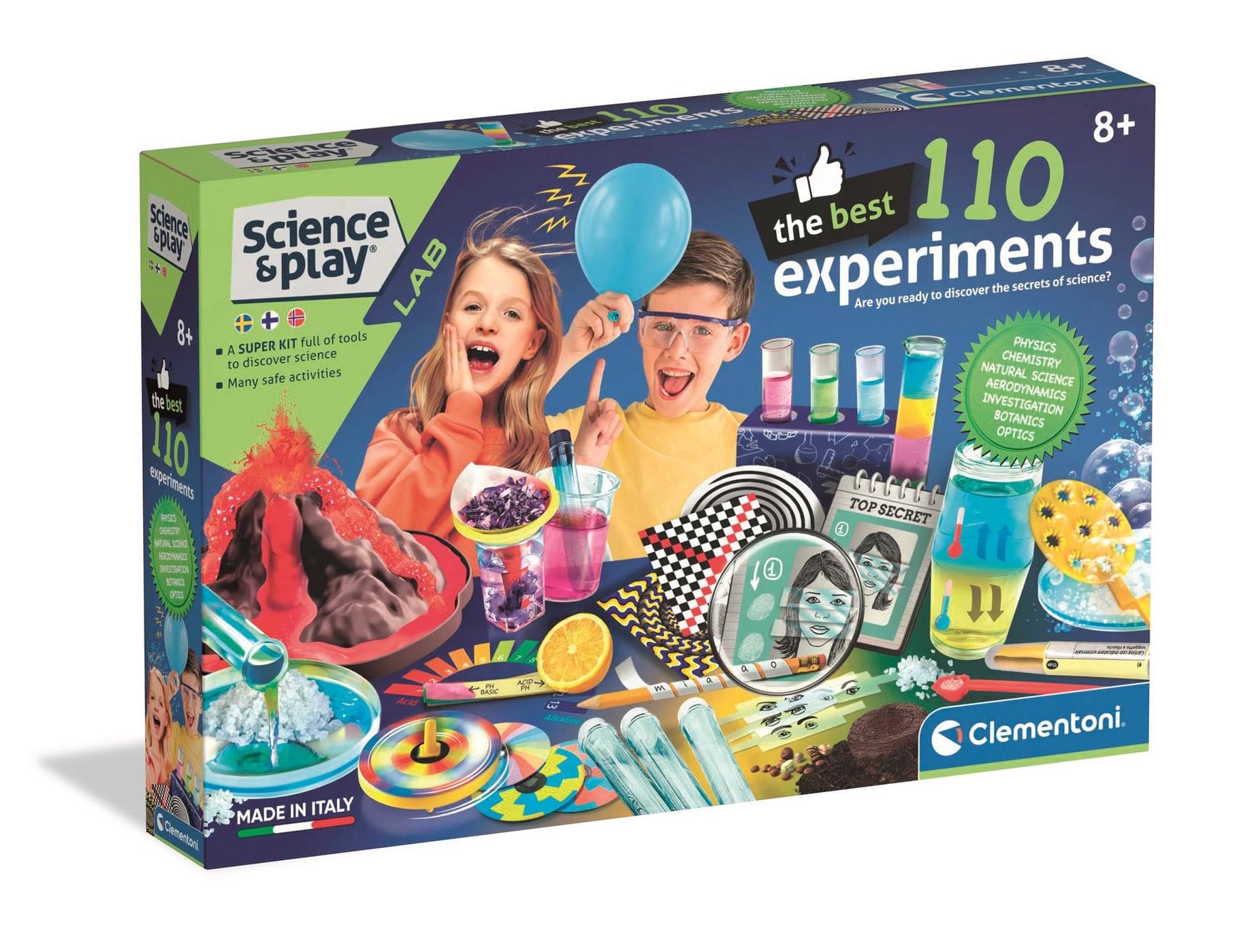 Clementoni - The Best 110 Experiments (78440)