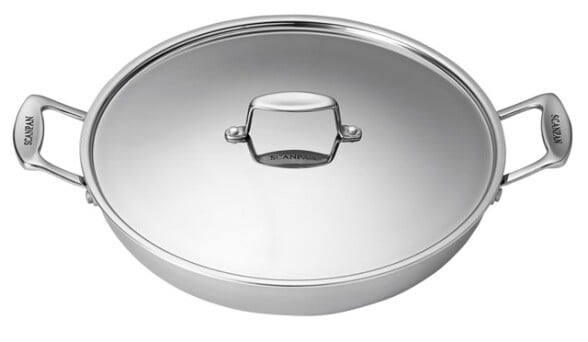 Scanpan - Fusion 5 Chefpfanne mit Deckel - Induktion - 32 cm - Edelstahl