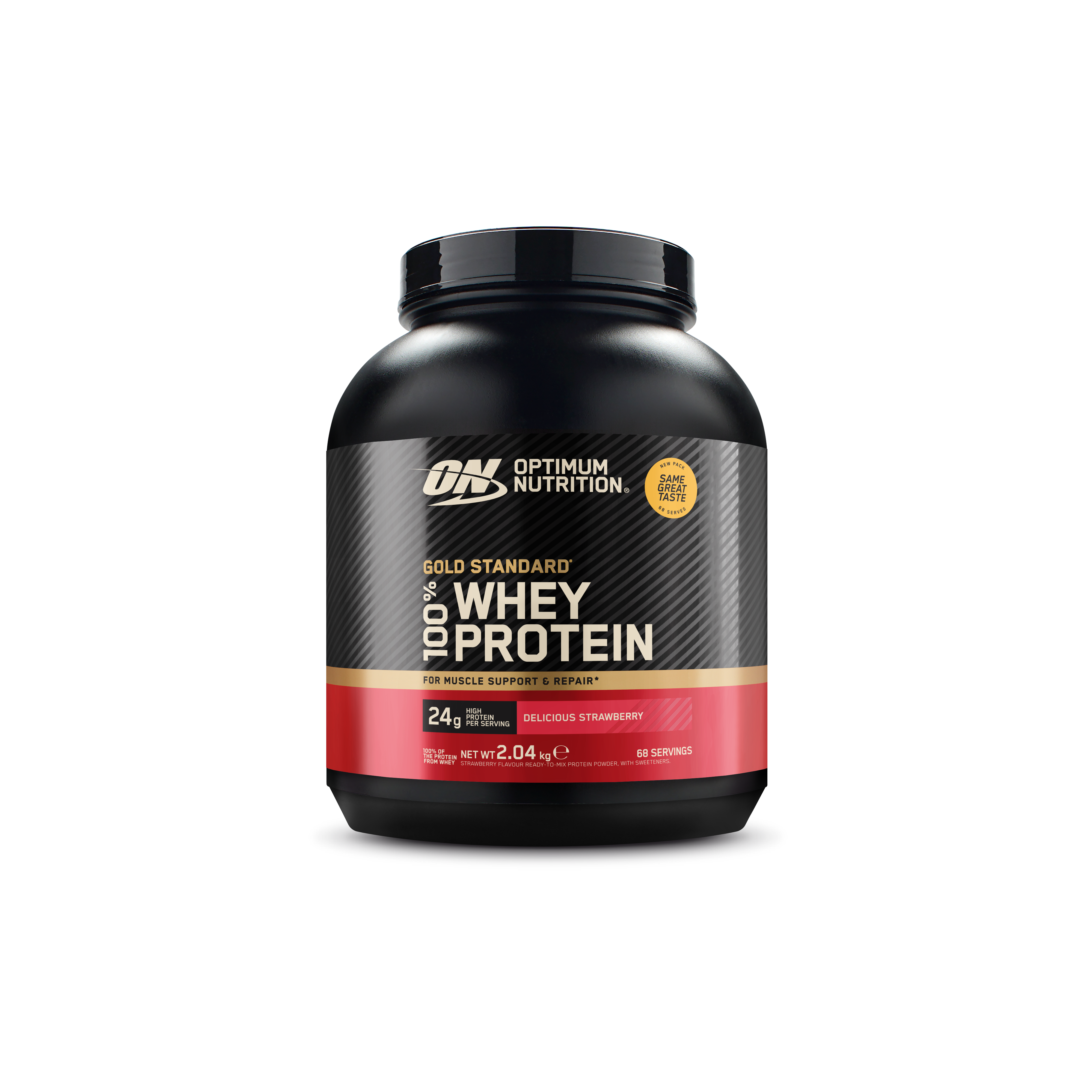 Optimum Nutrition - Gold Standard 100% - Delicious Strawberry 2040 g