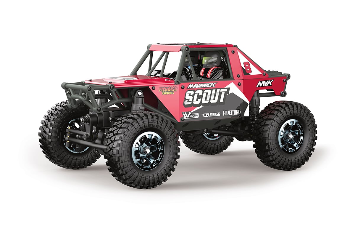Maverick - Scout-24 1/24th Rock Crawler - Red (151301)