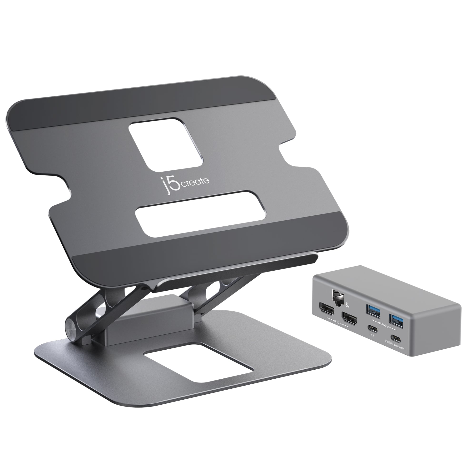J5create - Multi-Angle Dual 4K Docking Stand