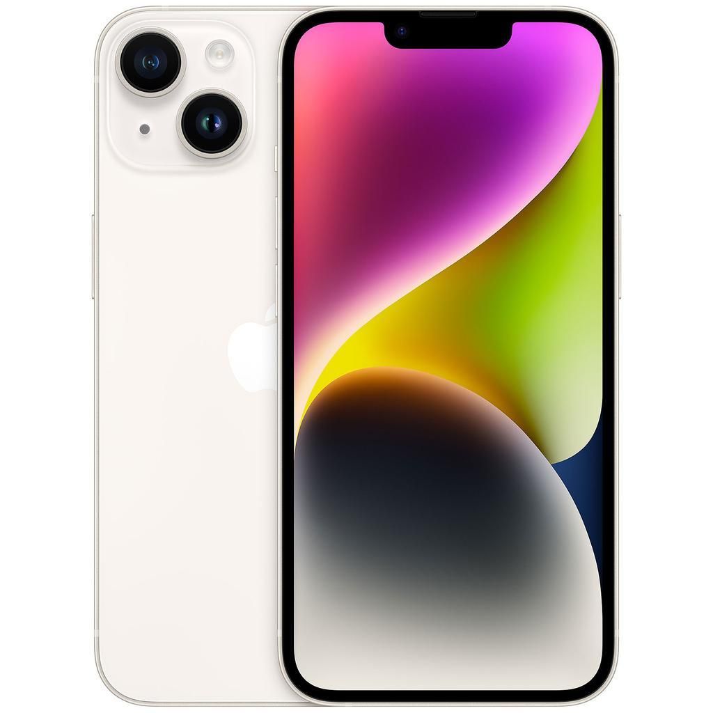 Apple iPhone 14 - Polarstern - 256 GB - Physische SIM-Karte + eSIM