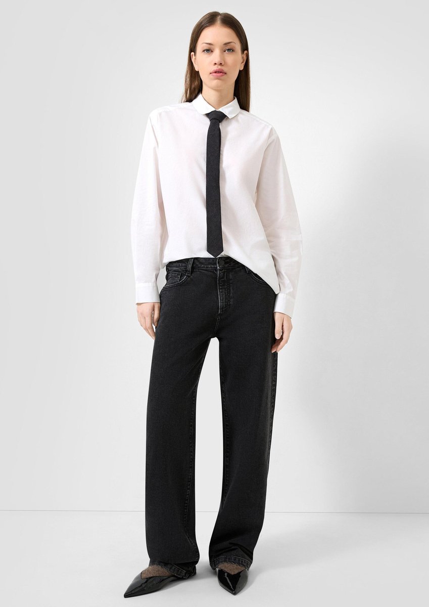 Jeans Barrel Mid Rise Barrel Leg Used Wash Damen QS