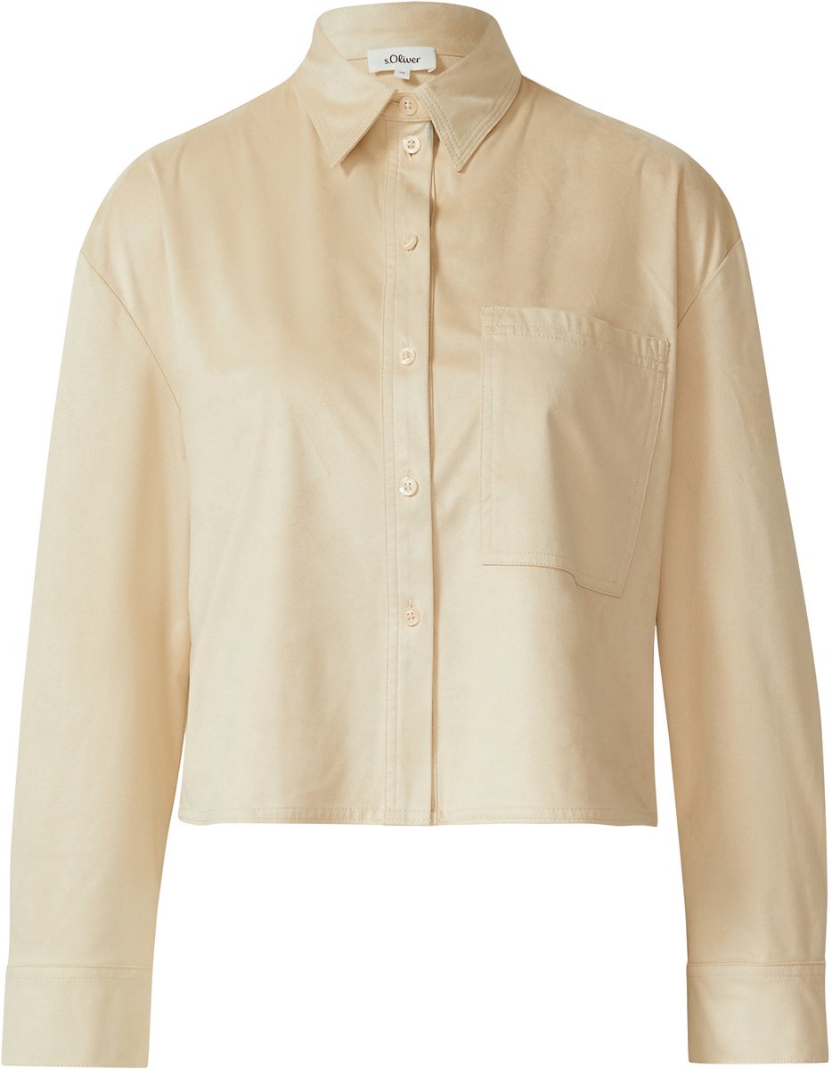 Bluse aus Samt, Damen s.Oliver