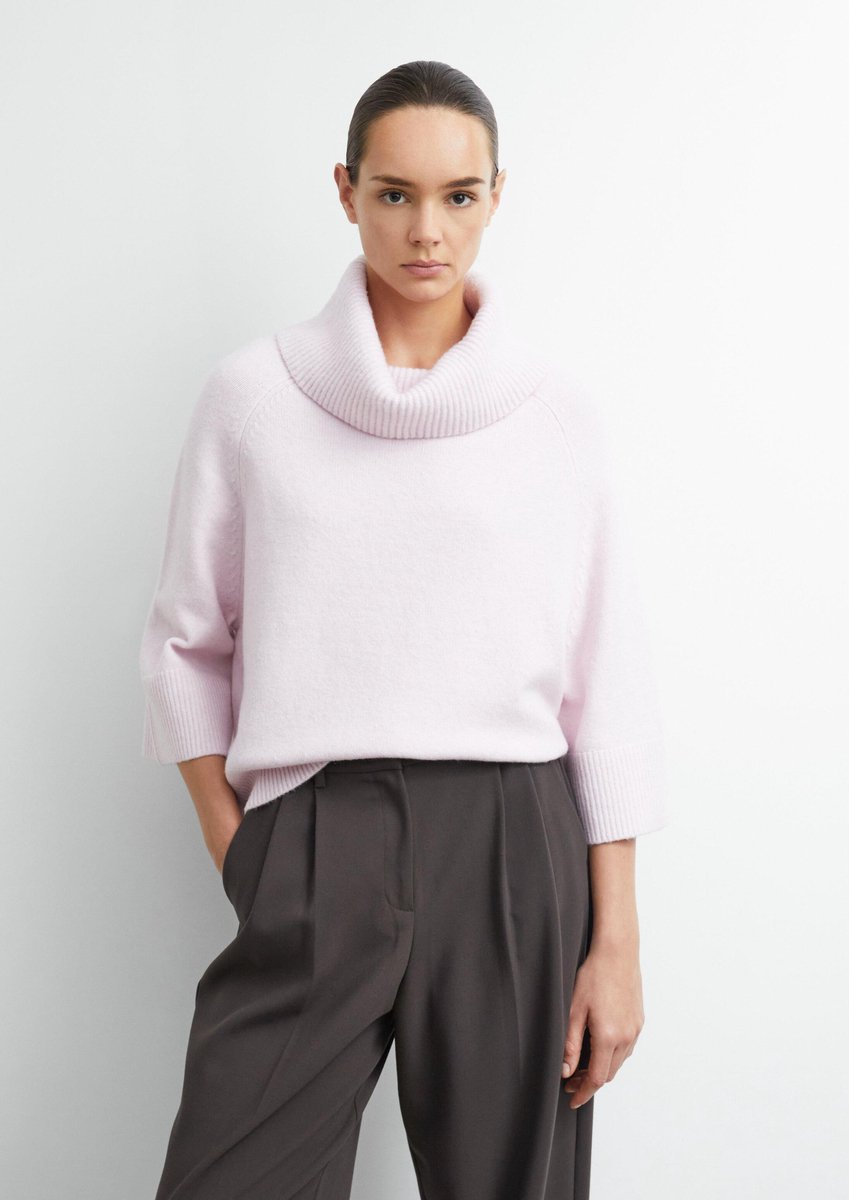 Strickpull mit Rundhalsausschnitt für Damen COMMA