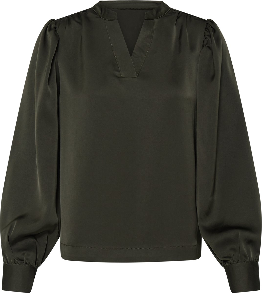 Langärmelige Bluse, Damen Ichi Letta