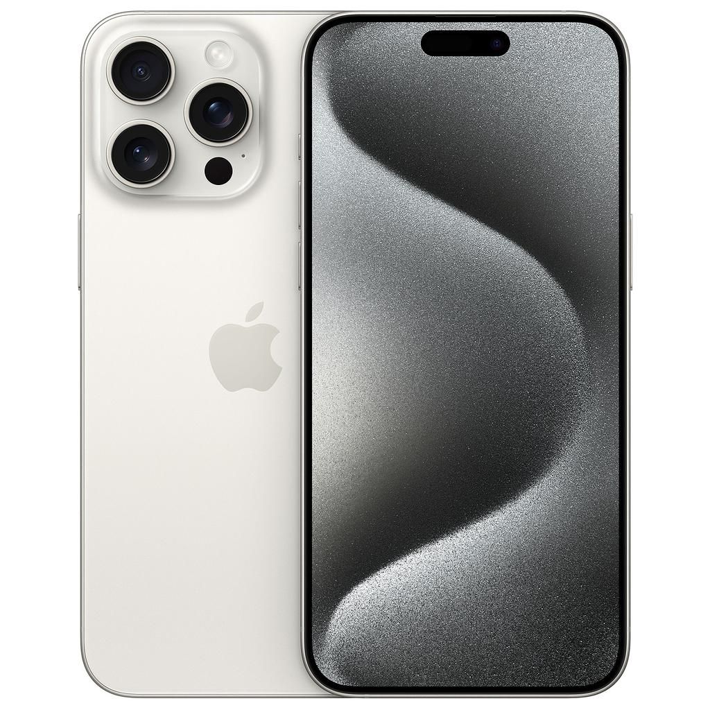 Apple iPhone 15 Pro Max - Weiß Titan - 512 GB - Physische SIM-Karte + eSIM