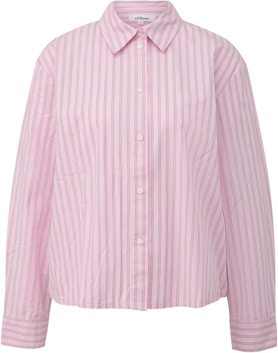 Bluse mit lockerer Passform und elastischem Saum Damen s.Oliver