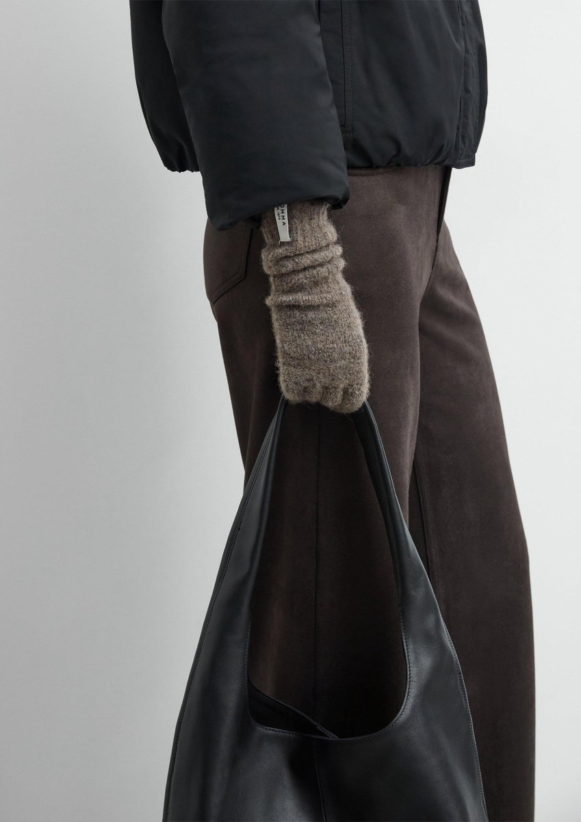 Dicke Frauenschutzhandschuhe aus Woll- und Alpakamischung COMMA