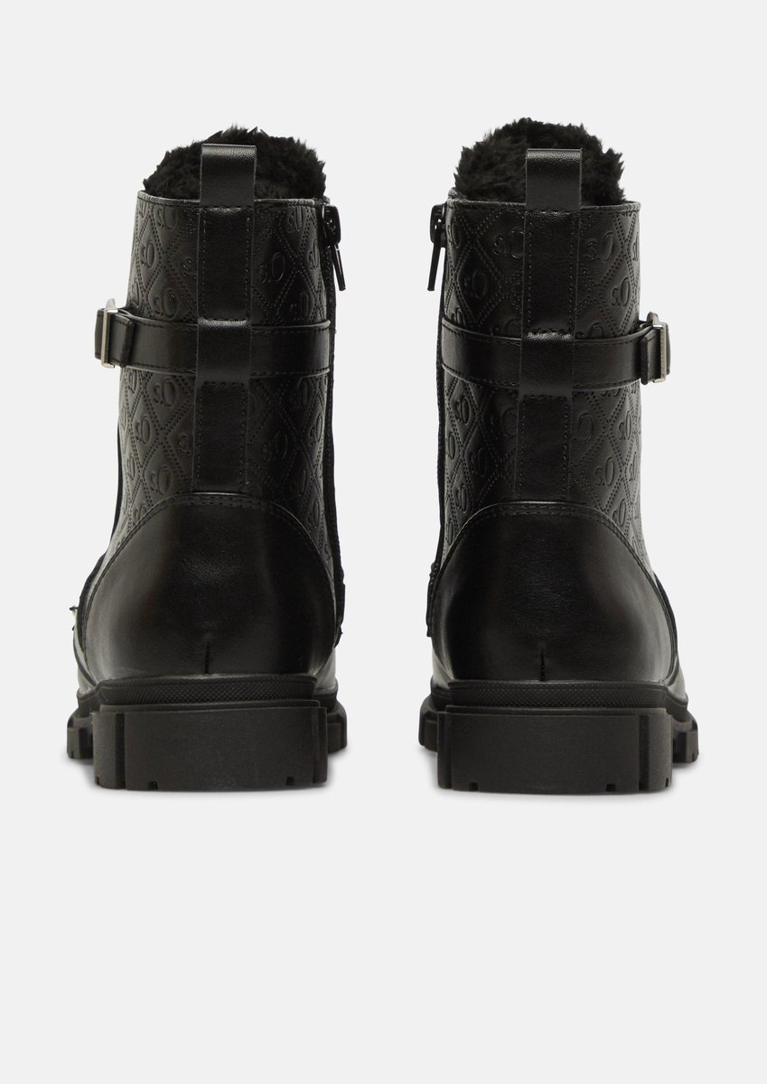 Lederoptik Stiefel mit Fleece-Futter für Kinder s.Oliver