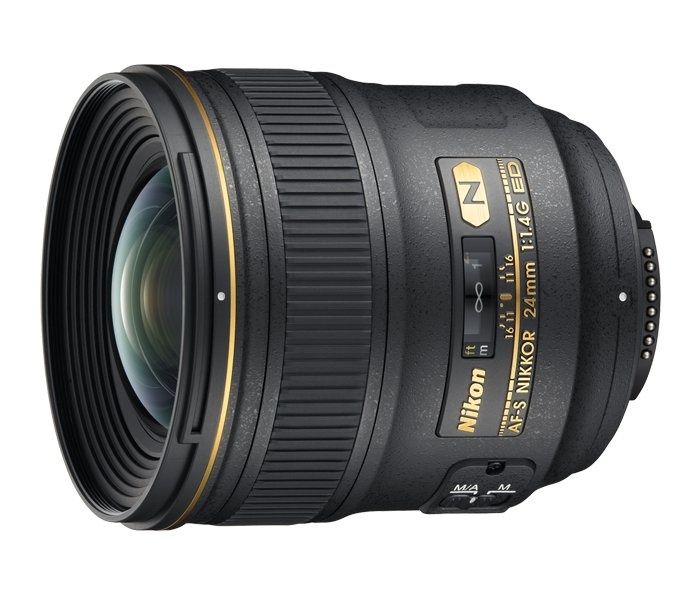 Nikon AF-S 24mm f/1.4G ED - Weitwinkelobjektiv - Ultraschnelle Blende - Schwarz