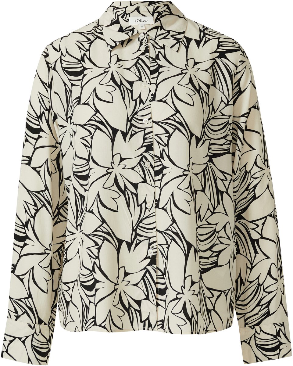 Damen Bluse mit durchgehendem Blumenmuster s.Oliver