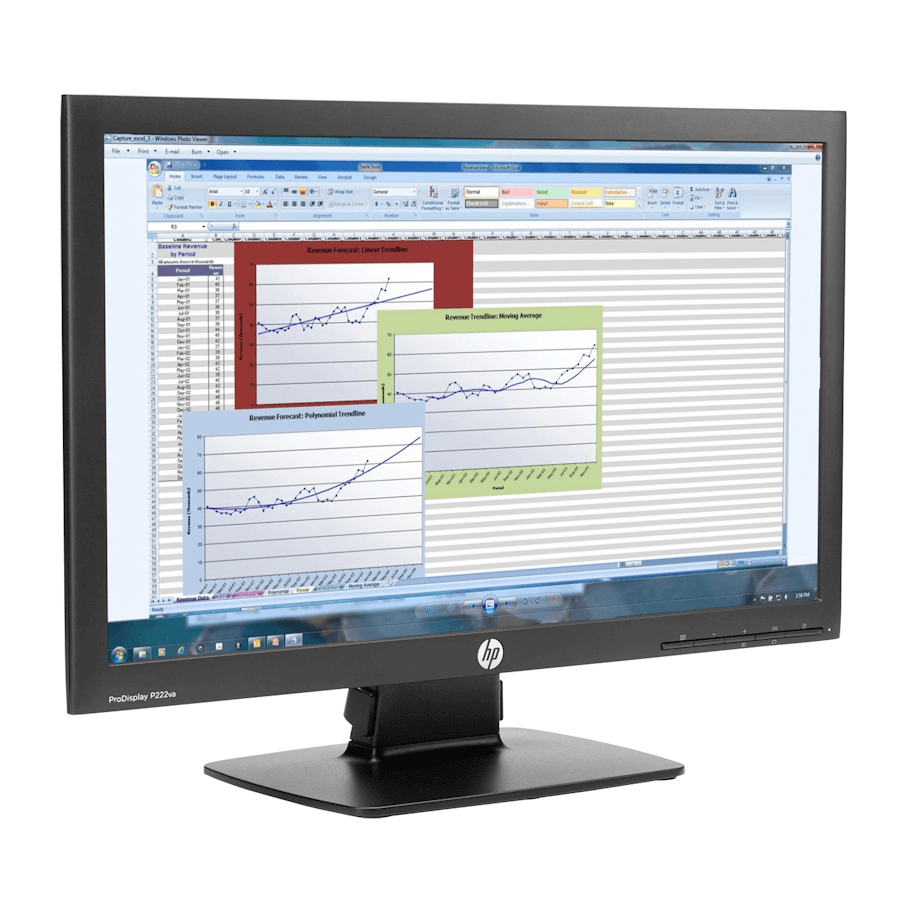 HP ProDisplay (P222va) - Monitor 21.5 Zoll