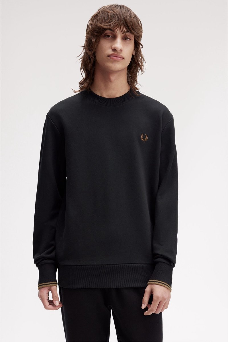 Sweatshirt mit Rundhalsausschnitt Fred Perry