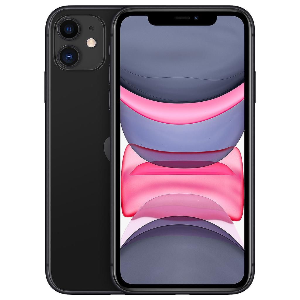 Apple iPhone 11 - Schwarz - 128 GB - Physische SIM-Karte + eSIM