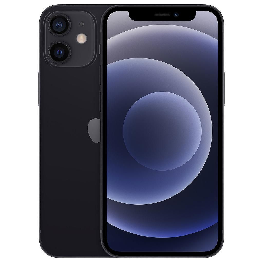 Apple iPhone 12 mini - Schwarz - 256 GB - Physische SIM-Karte + eSIM