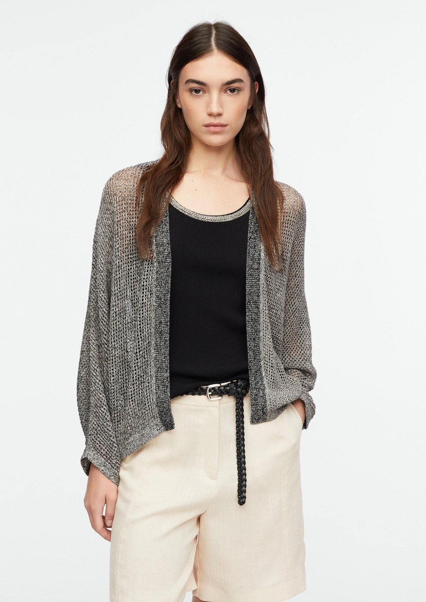 Leichtes Strick-Cardigan ohne Verschluss für Damen COMMA