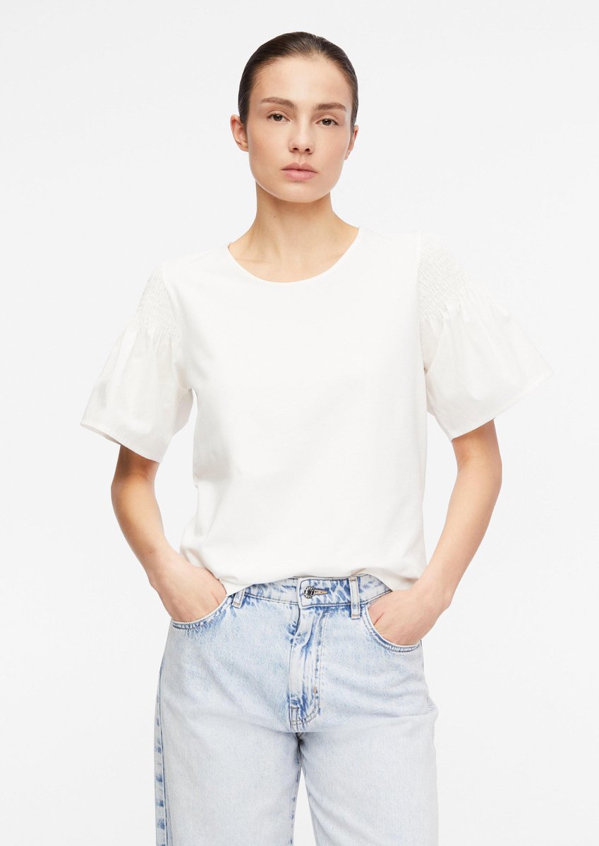 T-Shirt mit Rundhalsausschnitt für Damen COMMA Smock
