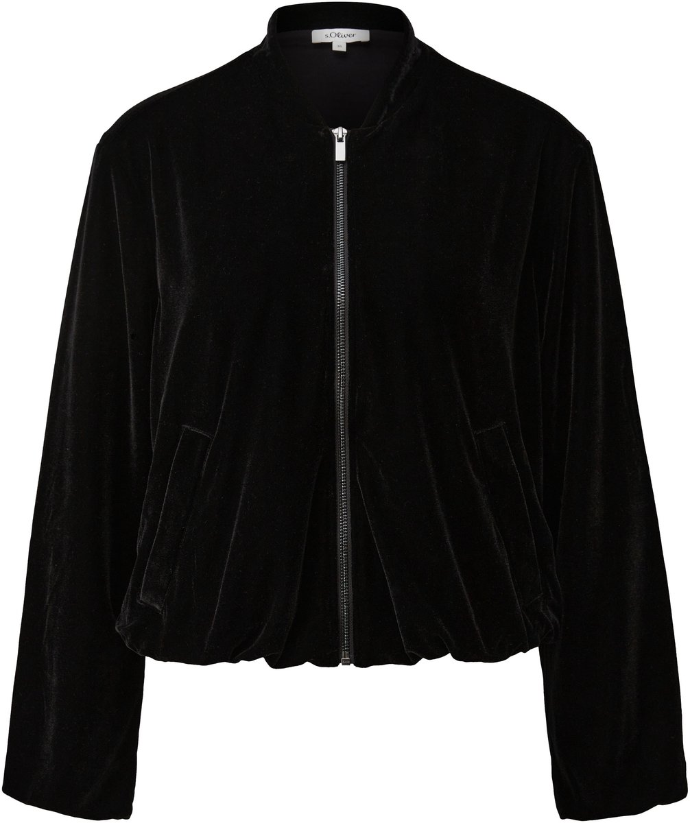 Veloursjacke mit Bomberkragen Damen s.Oliver