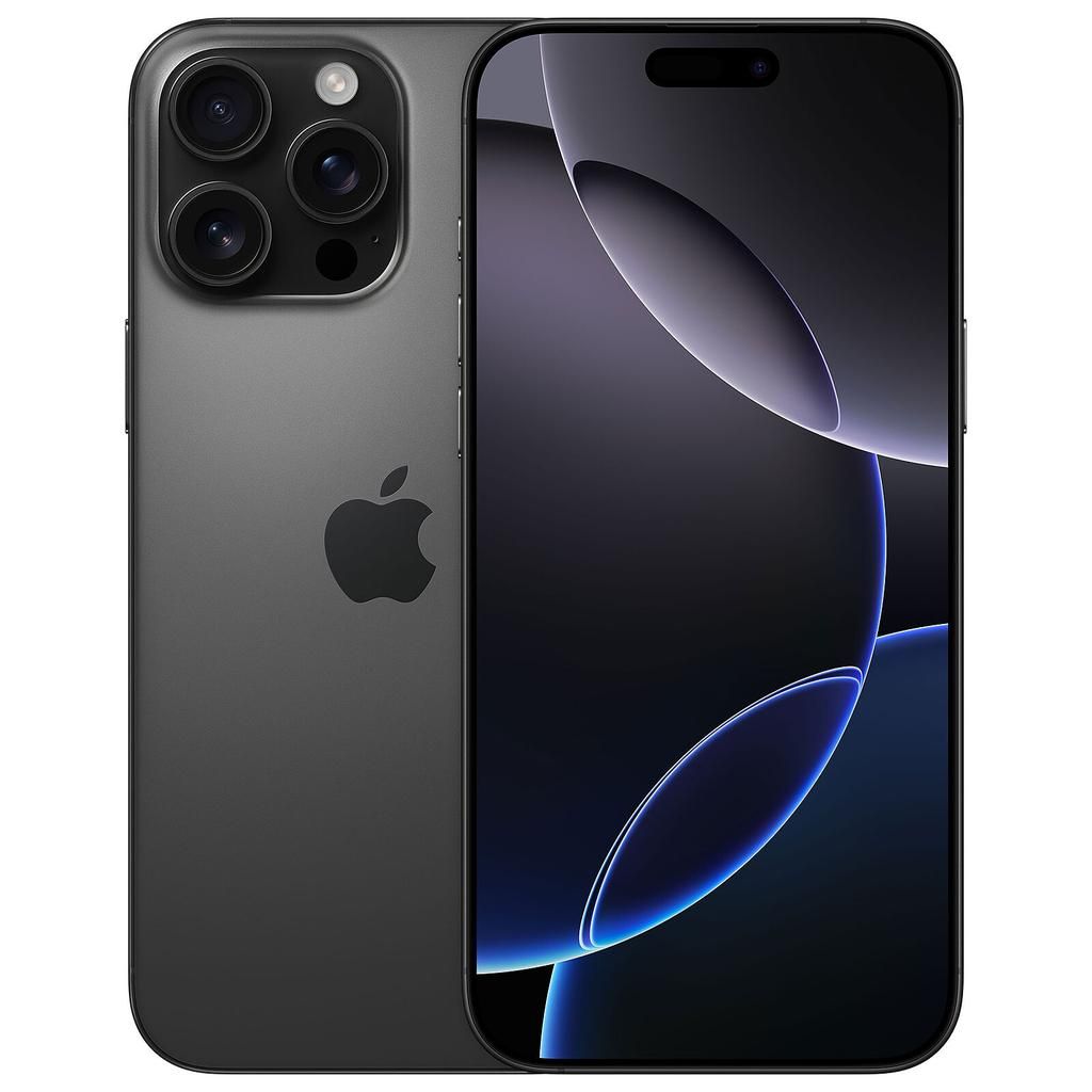 Apple iPhone 16 Pro Max - Schwarz Titan - 256 GB - Physische SIM-Karte + eSIM